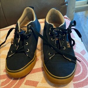 Harley-Davidson Beige and Black Shoe Interior Label